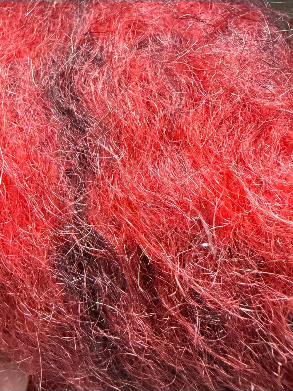 Vintage Craig-Na-Creidhe Mohair Tartan Scarf Made in Scotland Red Plaid
